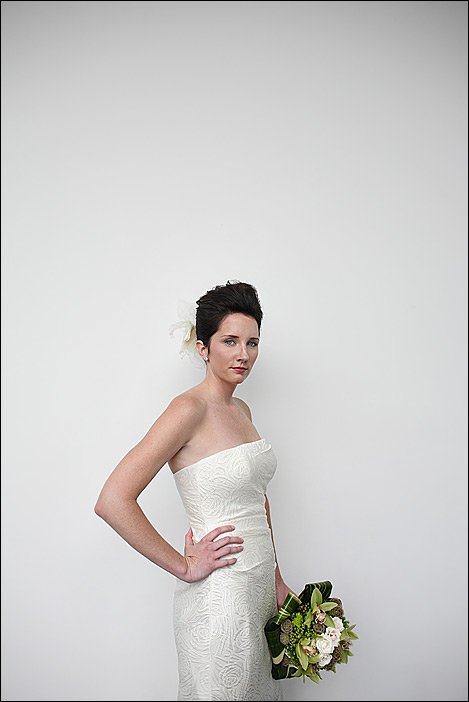 portrait of bride at chambers hotel minneapolis