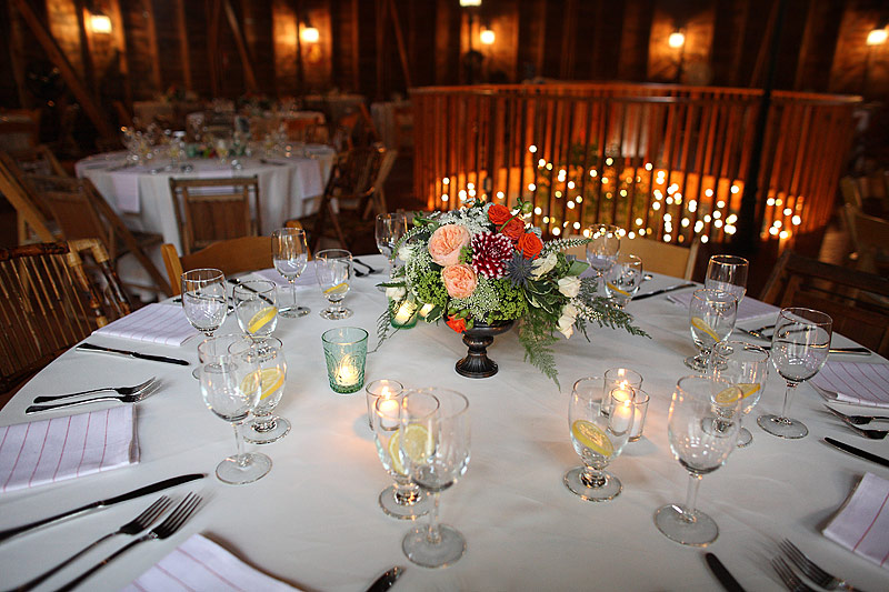round barn farm wedding and reception - decor by mimi design