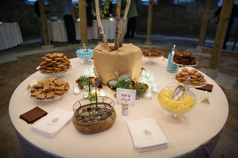round barn farm reception decor by mimi weddings